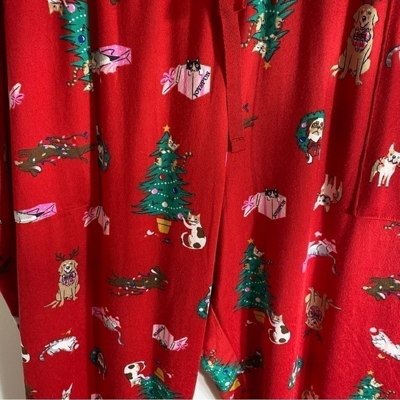 Dog Cat Christmas Sleep Pants NEW 3X Pug Cat Retriever Labrador Boston Terrier - Picture 6 of 7